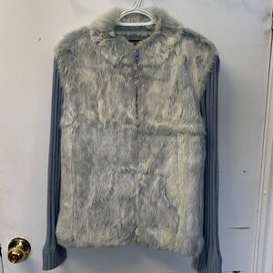Source Unknown Gray Teddy Jacket